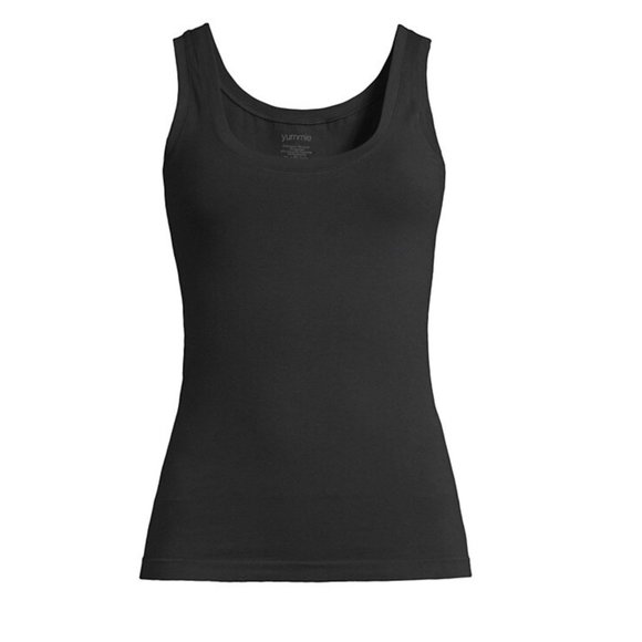 Cotton Seamless V-Neck Shaping Tank - Picture 3 of 4